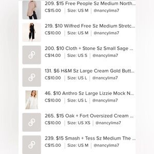 9 items from show :)